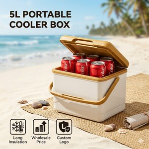 5L Small Cooler Box Custom Logo Insulated Mini Ice Chest