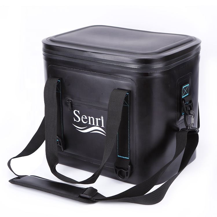 Wholesale Price Eco-Friendly 20L TPU Soft Cooler Bag Waterproof Wine Beer Cooler For Golf Beach Camping Hiking Letter Patterned