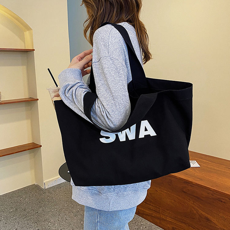 Extra Thick Heavy-Duty Large Tote Cotton Reusable Grocery Shopping Customized Canvas Bag