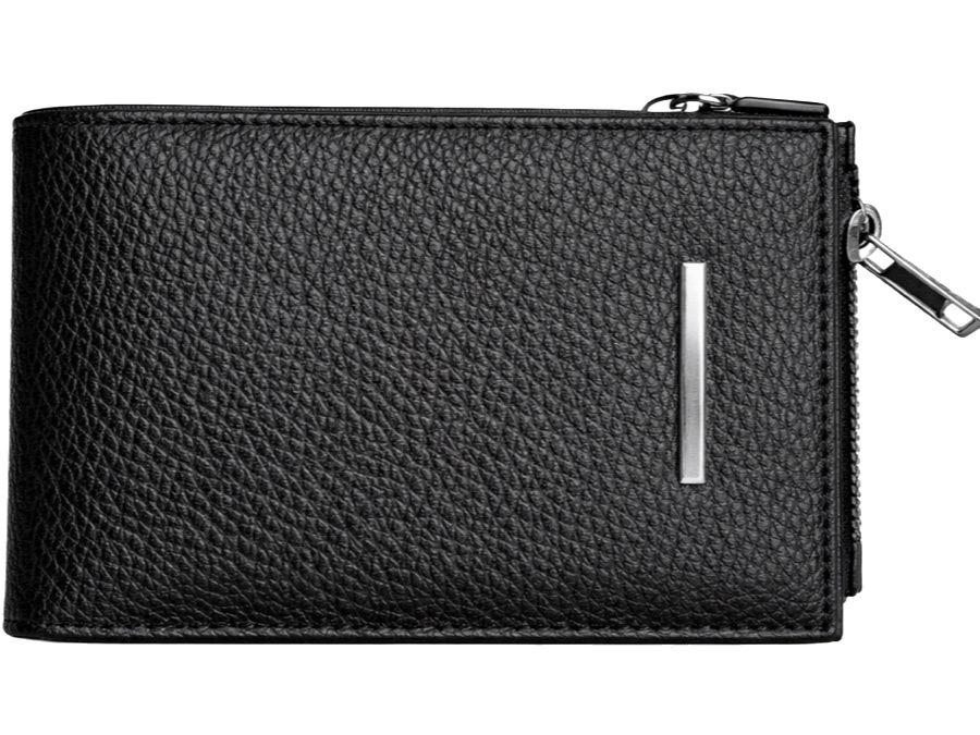 Zip Wallet with Metal Detail
