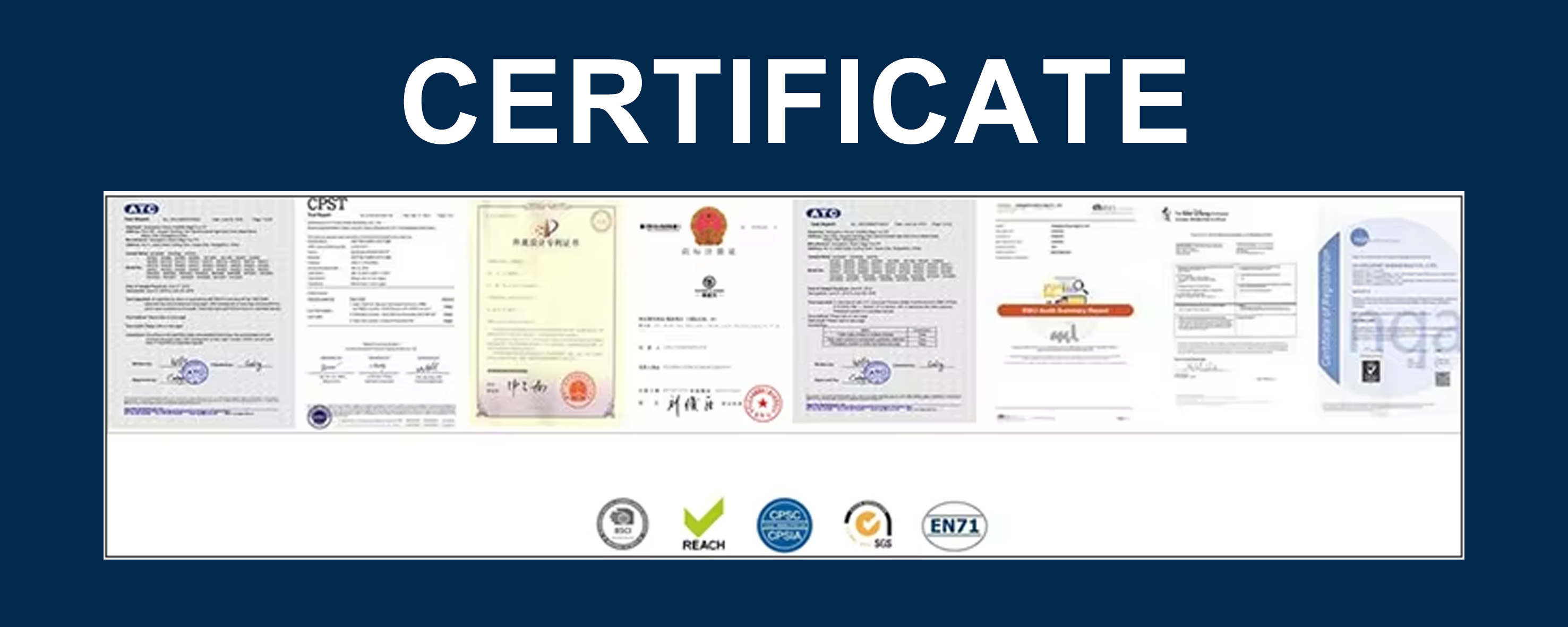 Factory Certifications