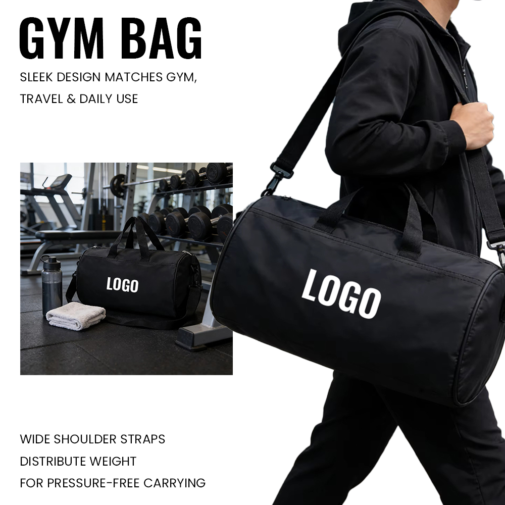 2025 Custom Printed Cute Dance Gym Bag Casual Oxford Sports Travel Duffel with Zipper Closure for Girls and Boys