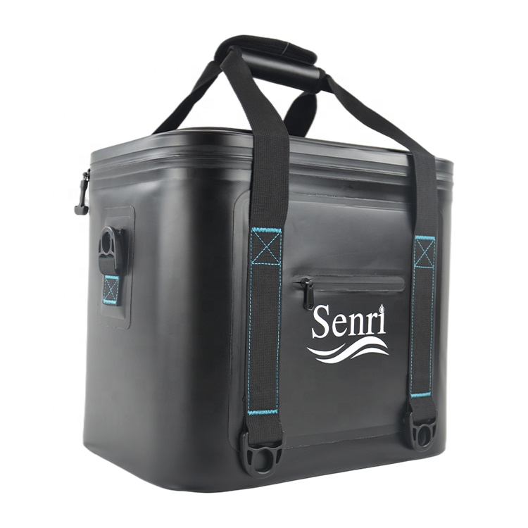 Wholesale Price Eco-Friendly 20L TPU Soft Cooler Bag Waterproof Wine Beer Cooler For Golf Beach Camping Hiking Letter Patterned