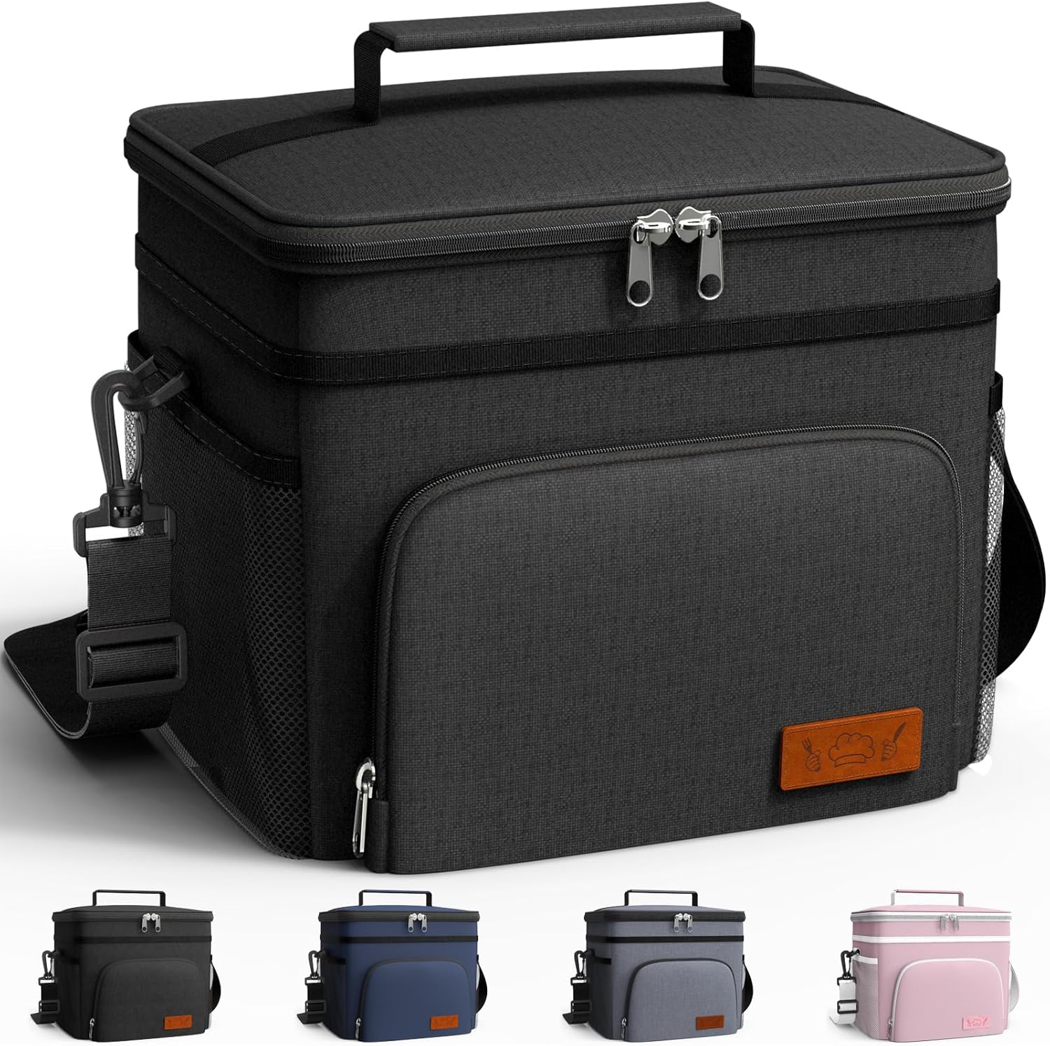 Customized Color Logo Waterproof Portable Oxford 12 Cans Bento Tote Bag Lunch Bags Adults Insulated School Office