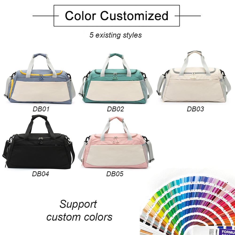 Cross-border Promotional Waterproof Duffel Bag Custom logo High Quality Oxford Gym Bag With Shoes Compartment Sports Bag for Men