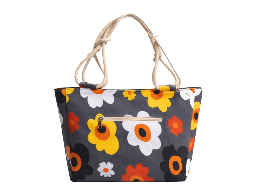 Beach Tote Bag with Zip Pocket