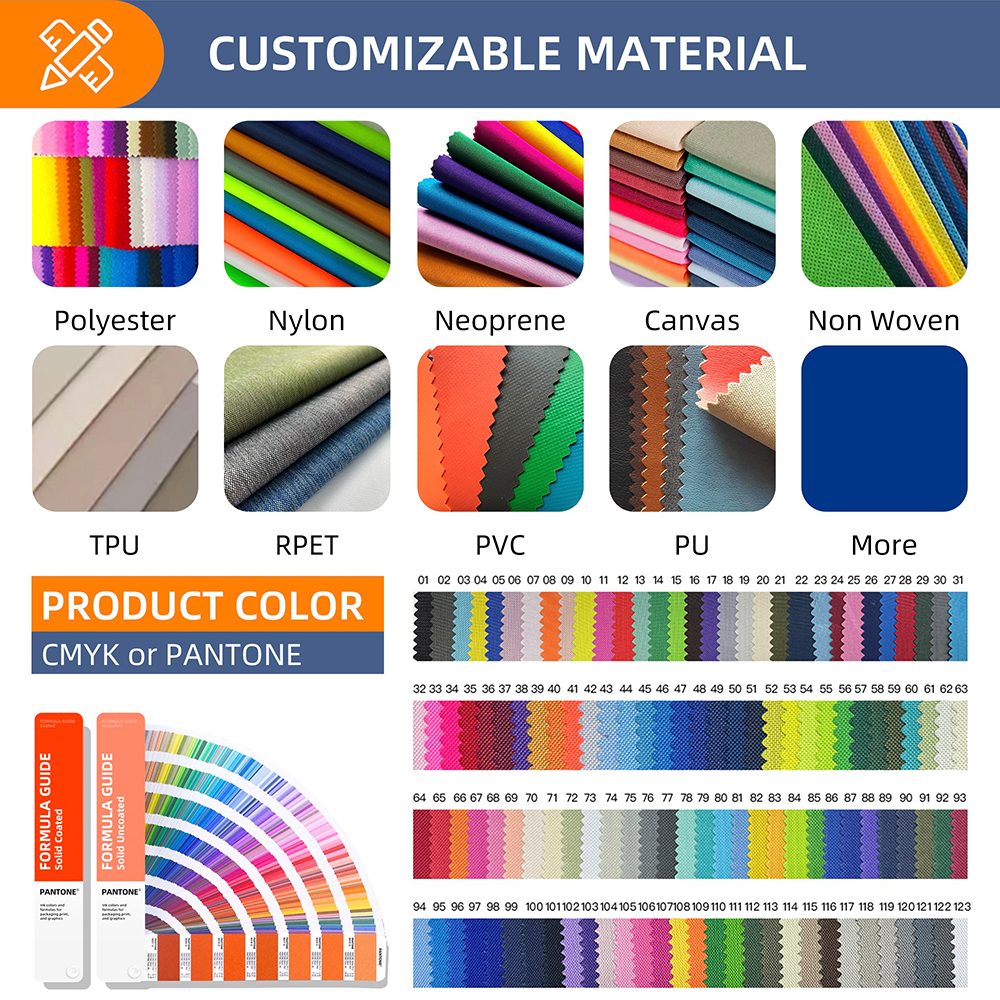 Custom Logo Reusable Portable Thermal Insulation Grocery Bag Foldable Non Woven Insulated Lunch Cooler Bag for Food