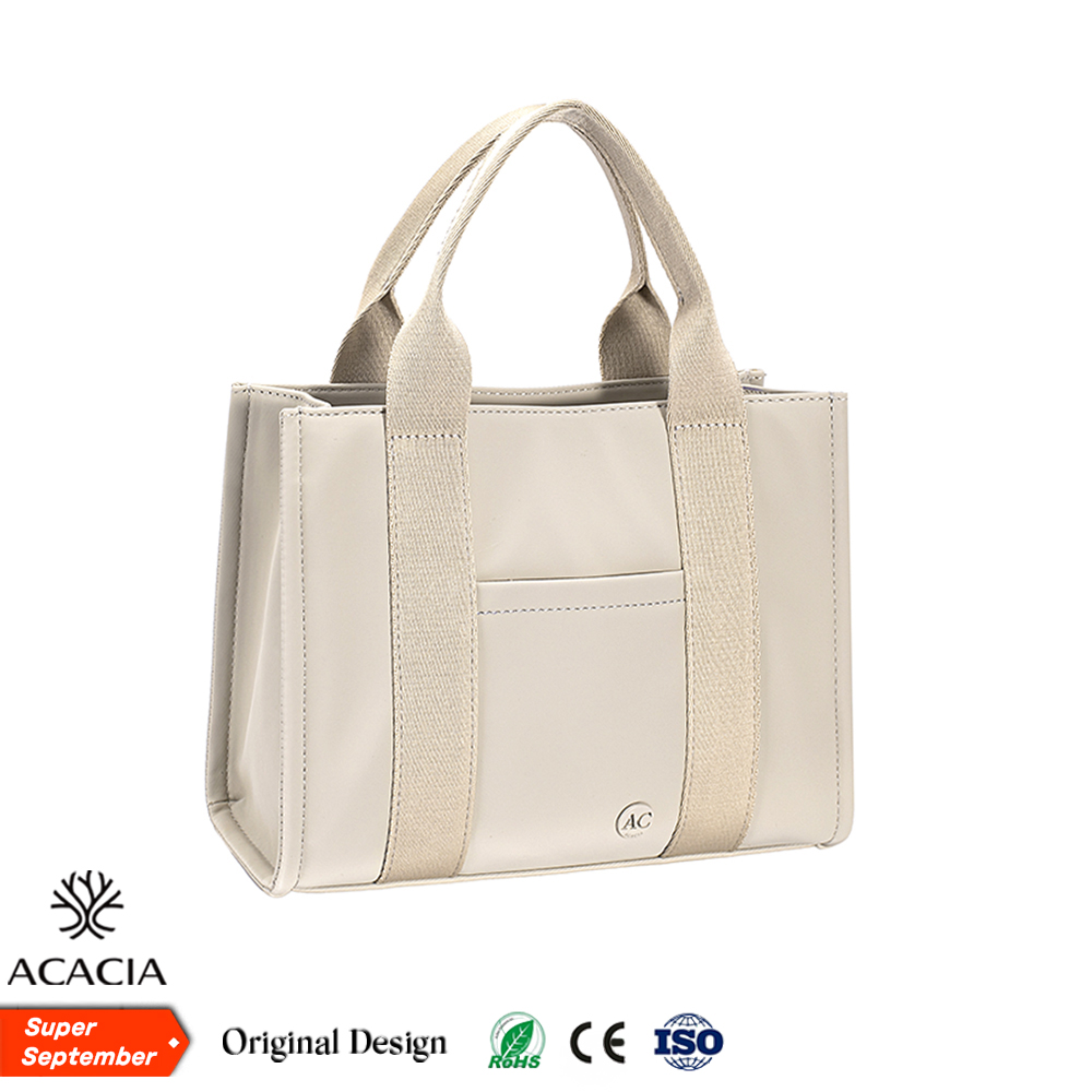 Wholesale OEM Custom Logo Clutch PU Leather Shoulder Bag Women Lady Durable Zipper Large Capacity Waterproof Tote Underarm