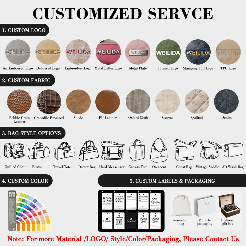 Custom Logo Acceptable PU Underarm Hobo Zipper Closure Daily Portable Women's Shoulder Bags
