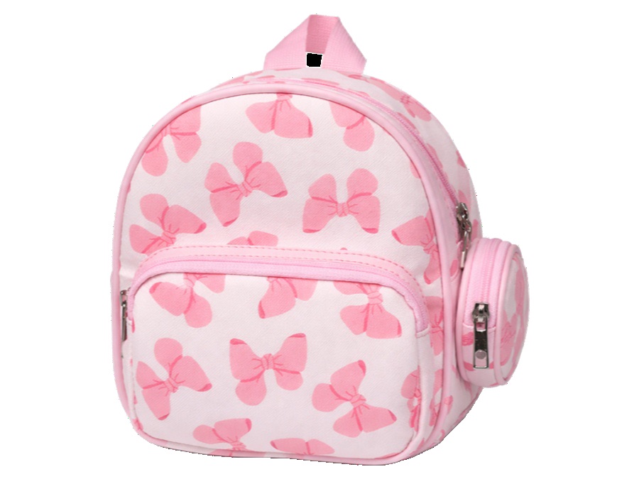 Kids Printed Backpack with matching pouch