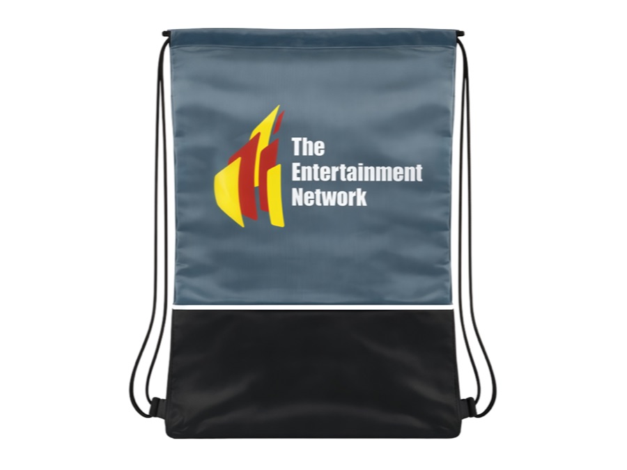 Two-Tone Drawstring Bag