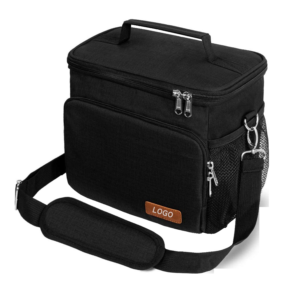 Customized Color Logo Waterproof Portable Oxford 12 Cans Bento Tote Bag Lunch Bags Adults Insulated School Office