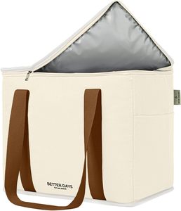 Custom Reusable Non Woven Soft Shopping Grocery Picnic Insulated Tote Food Delivery Thermal Insulation Cooler Bag For Food
