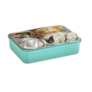 Insulated Stainless Steel Bento Lunch Box ISO9001 School Kids