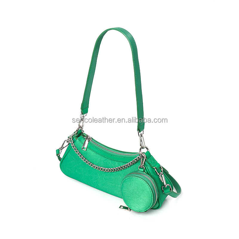 Custom Logo Luxury Pu Leather Handbag Premium Women's Hidden Underarm Shoulder Bag OEM ODM Supplier