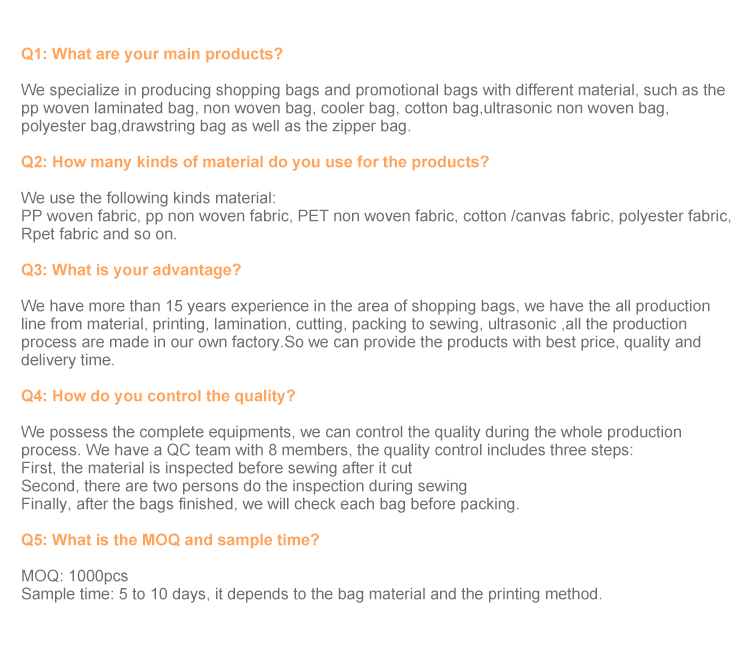 FAQ Overview