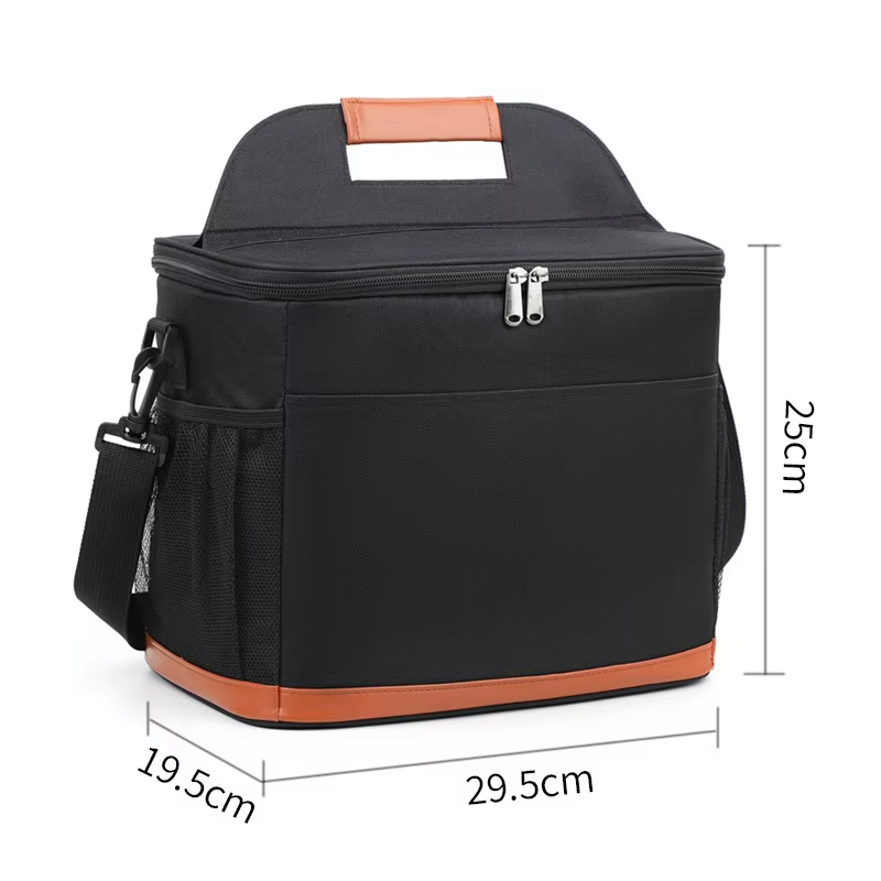 Factory Supply Custom Logo 600D Oxford Cooler Bag Large Picnic Usage Waterproof Cooler Lunch Bag for Frozen Food