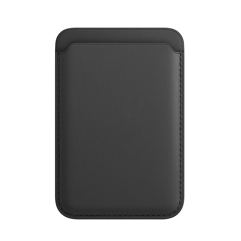 Hot Selling Slim Minimalist Magsafe Magnetic Wallet Custom PU Leather Phone Card Holder Logo for ID Card Cellphones Credit Cards