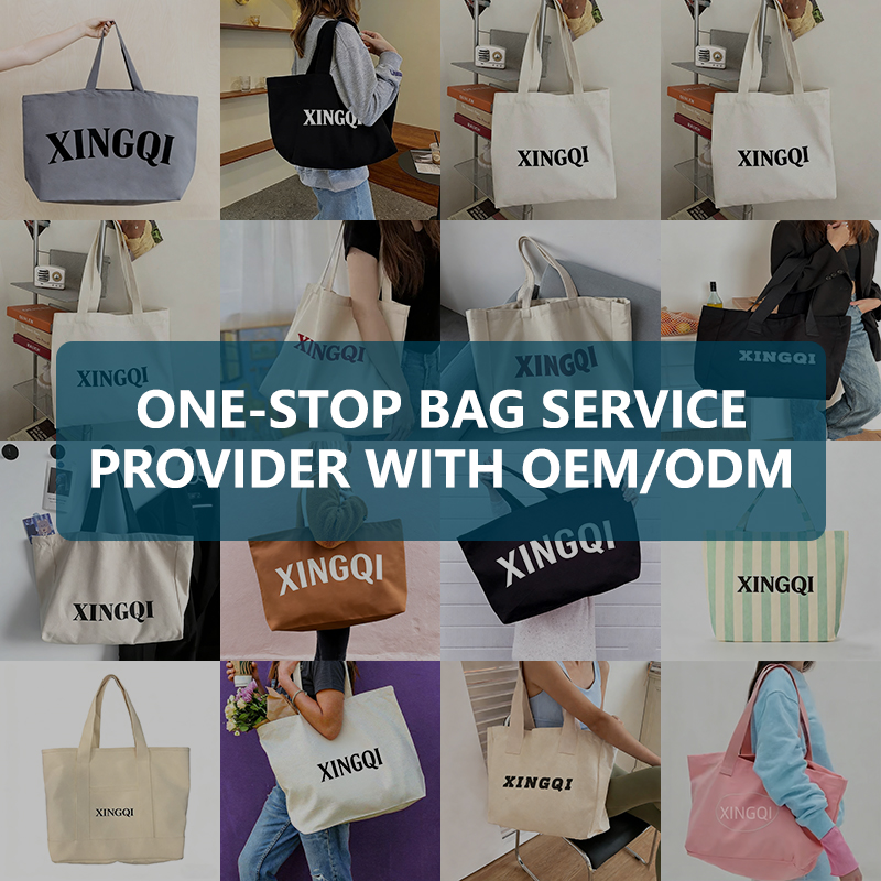 Extra Thick Heavy-Duty Large Tote Cotton Reusable Grocery Shopping Customized Canvas Bag
