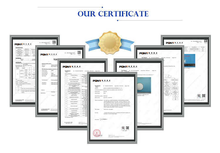 Our Certificate