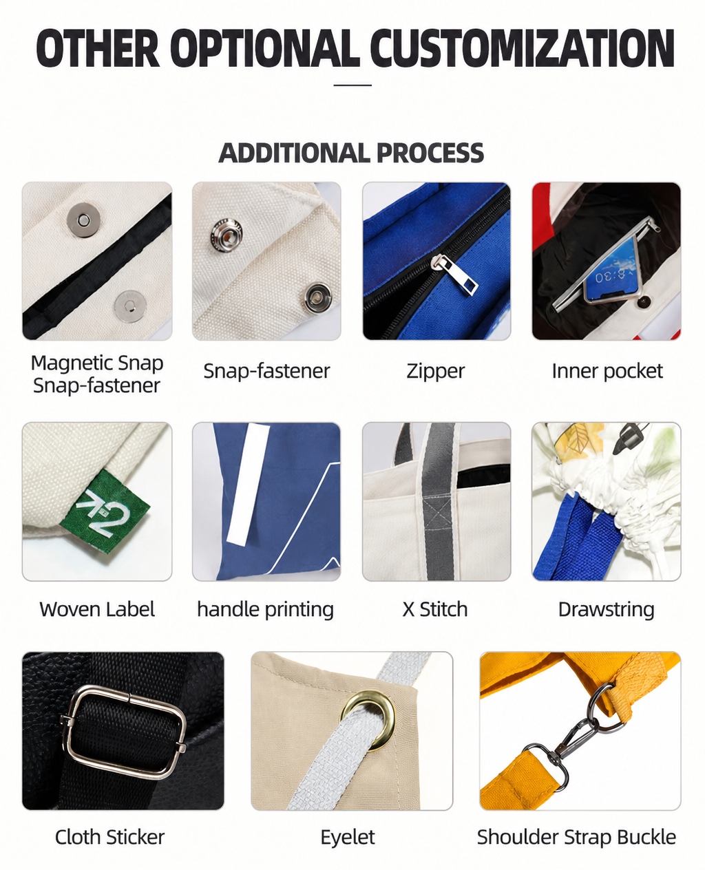 Slouchy Folding Large Canvas Tote Bag OEM ODM Custom Logo Color Size Heavy-Duty Zipper Closure Large Capacity Shopping Grocery