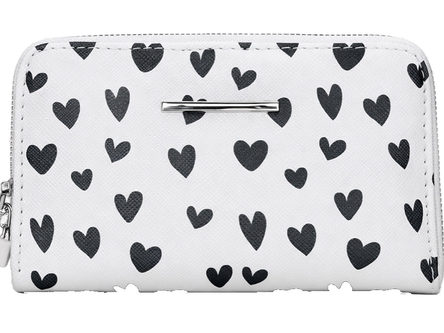 Zip Wallet with Printed Surface