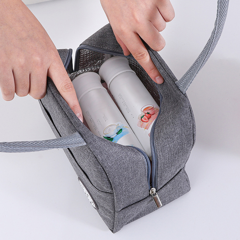 Hot Selling Waterproof Food Insulated Storage Handbag Custom Logo Unisex Outdoor Picnic Reusable Cooler Lunch Bag