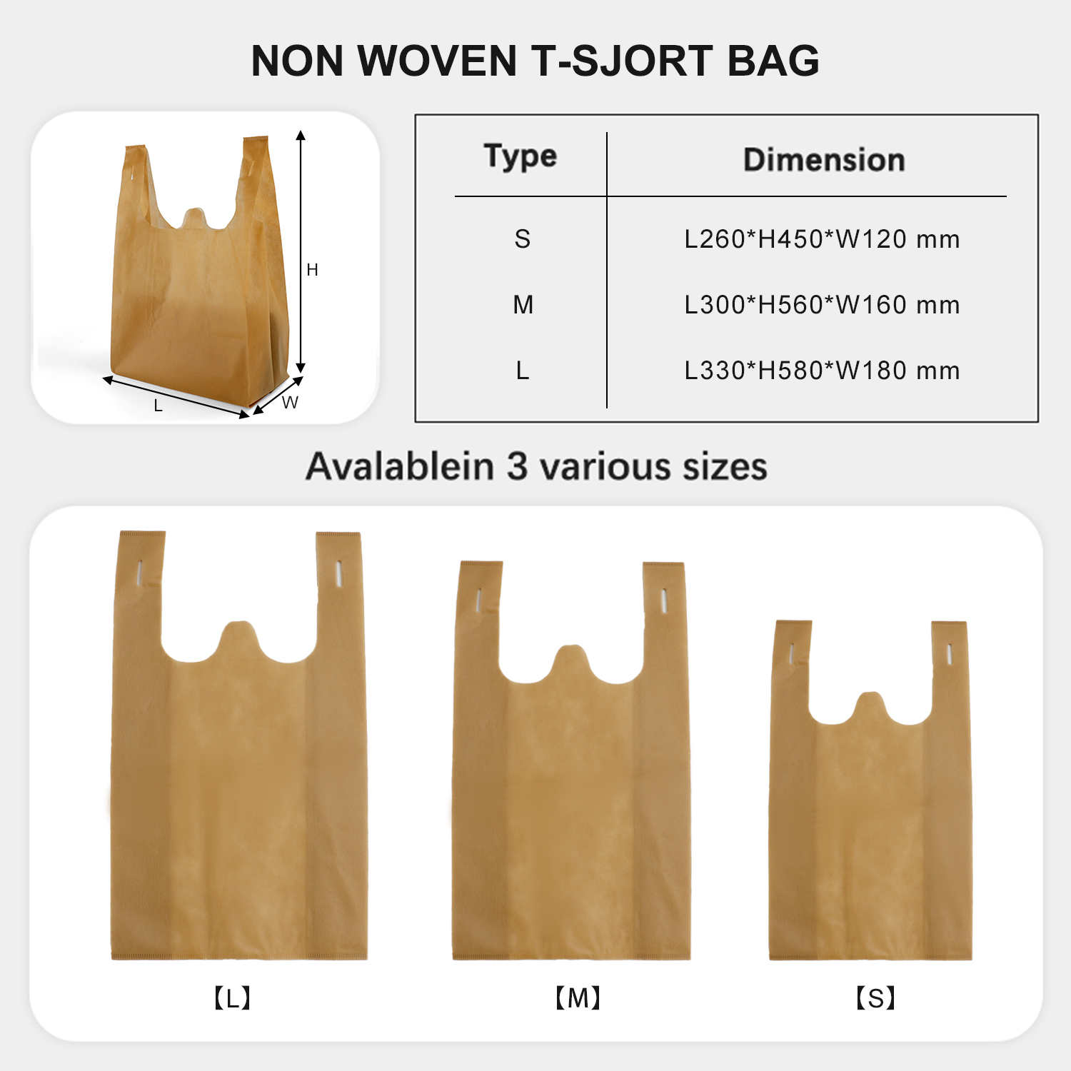 Custom Eco Nonwoven Fabric PP Non Woven Supermarket Shopping Carry Grocery Reusable Packaging Plastic Shop Bag With Printed Logo