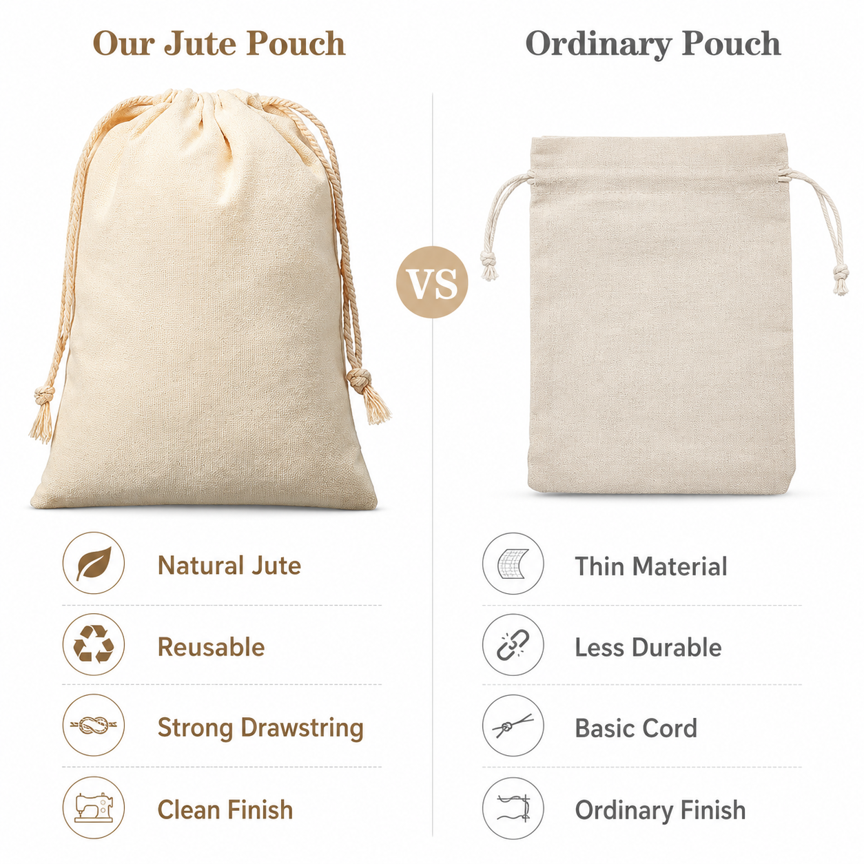 Custom Logo Reusable Portable Muslin Drawstring Dust Bag for Storage Biodegradable Eco-Friendly Cotton Gift Canvas Pouch