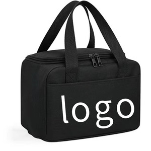 In Stock Large Insulated Lunch Box Bag Square Oxford Thermal Cooler Tote