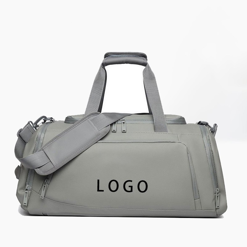 Adjustable Strap Soft Handle Oxford Waterproof Gym Fitness Bag Large Capacity Travel Wet Dry Separation