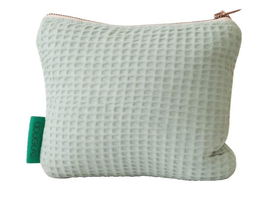 Waffle Fabric Cosmetic Pouch