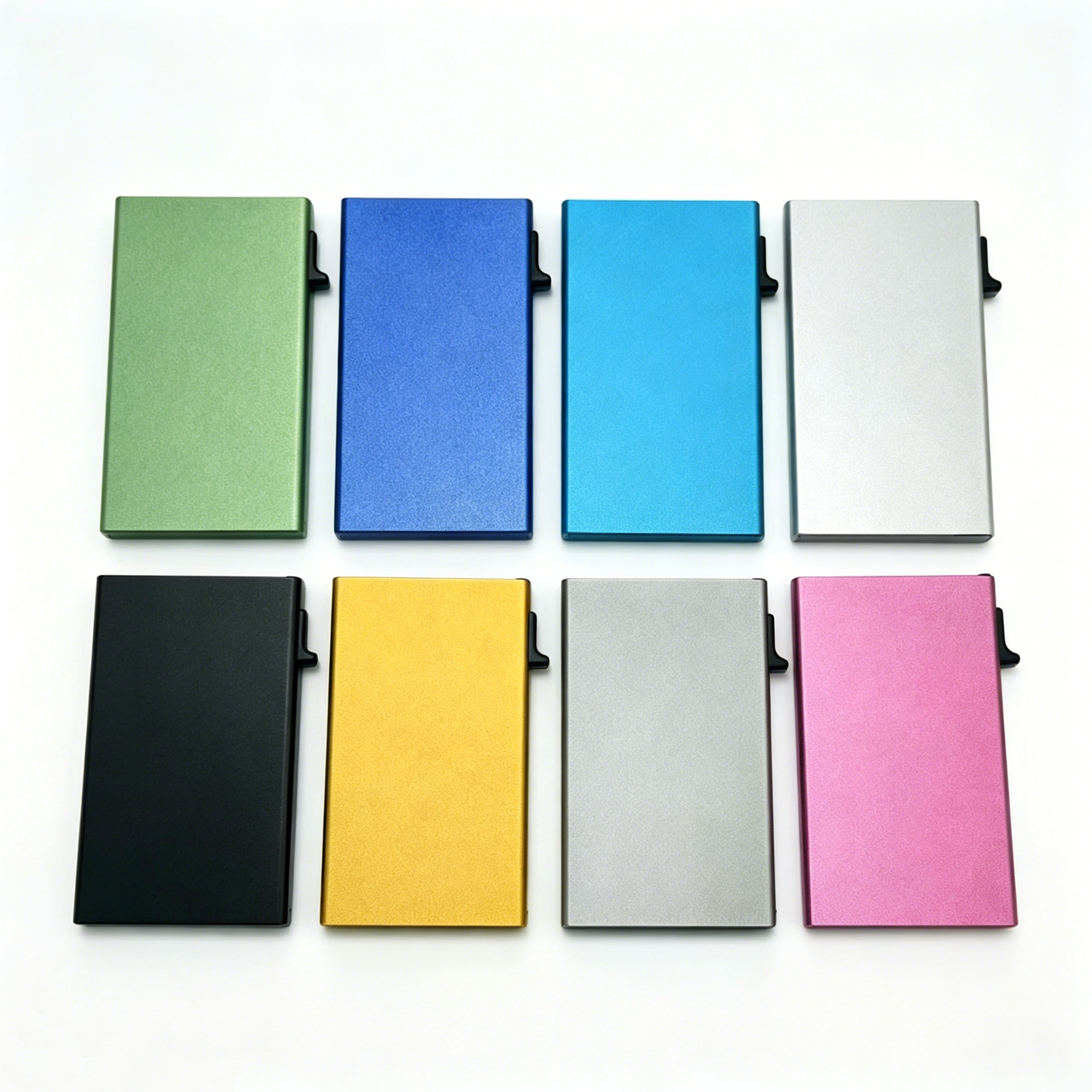 Top Seller Aluminum Pop up Card Holder Slim Minimalist Metal Credit Card Wallet for Men Custom Logo Wholesale