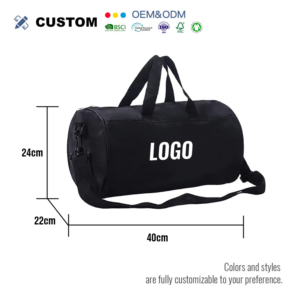 2025 Custom Printed Cute Dance Gym Bag Casual Oxford Sports Travel Duffel with Zipper Closure for Girls and Boys