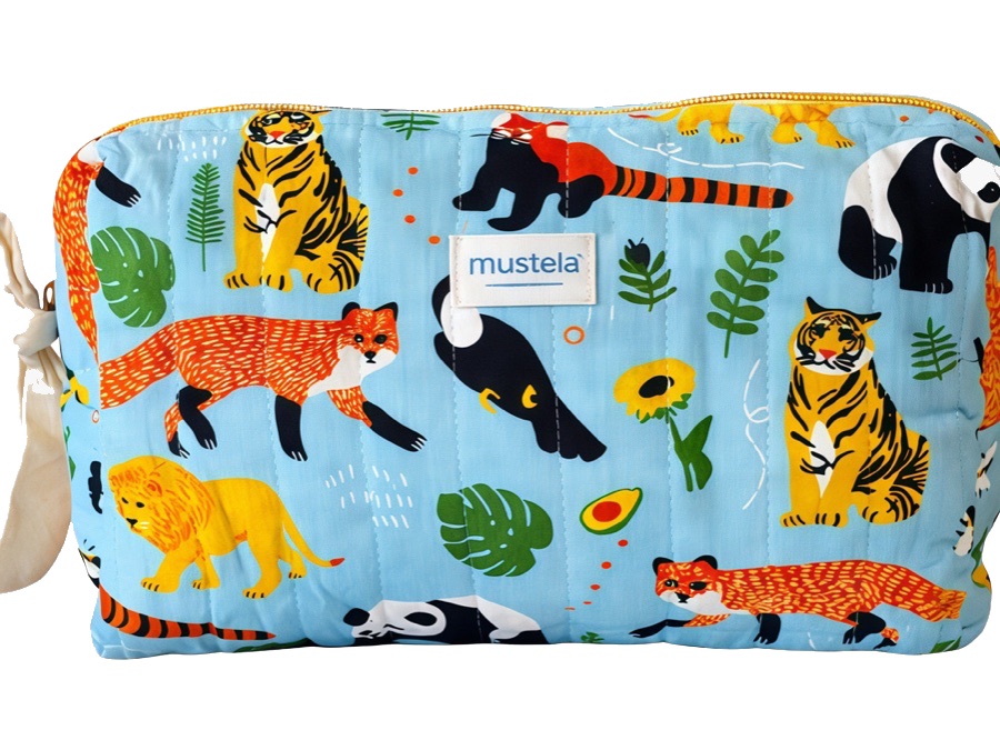 Quilted Cosmetic Pouch