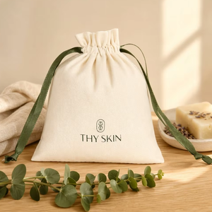 Organic Cotton Drawstring Packaging Bags