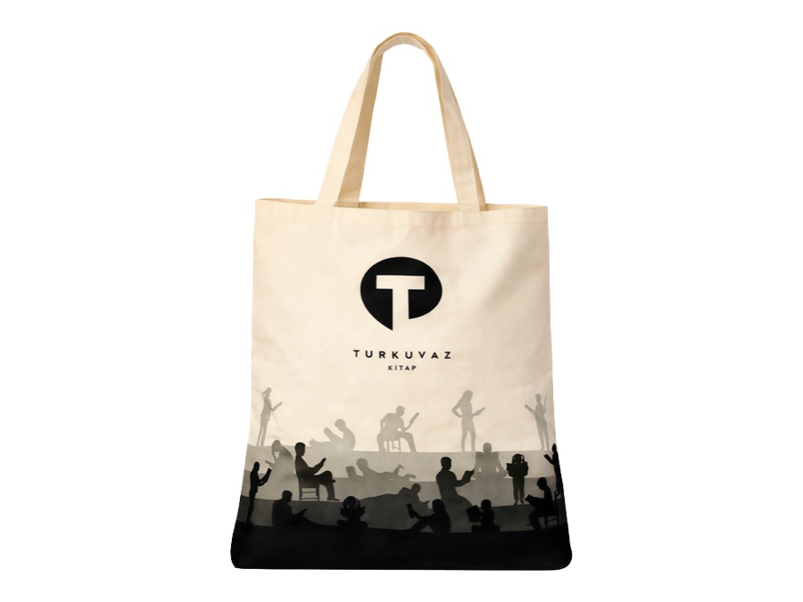Printed Cotton Tote Bag Full Graphic