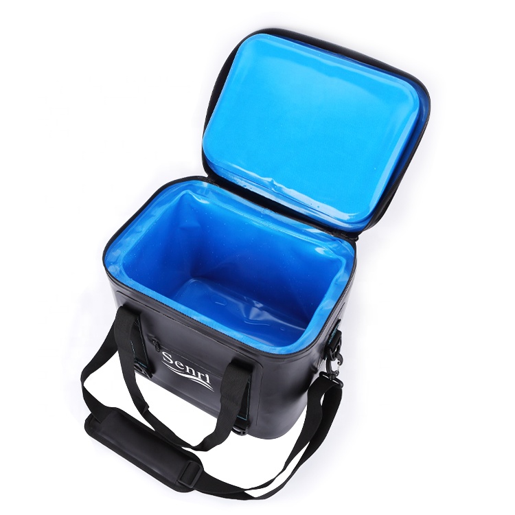 Wholesale Price Eco-Friendly 20L TPU Soft Cooler Bag Waterproof Wine Beer Cooler For Golf Beach Camping Hiking Letter Patterned