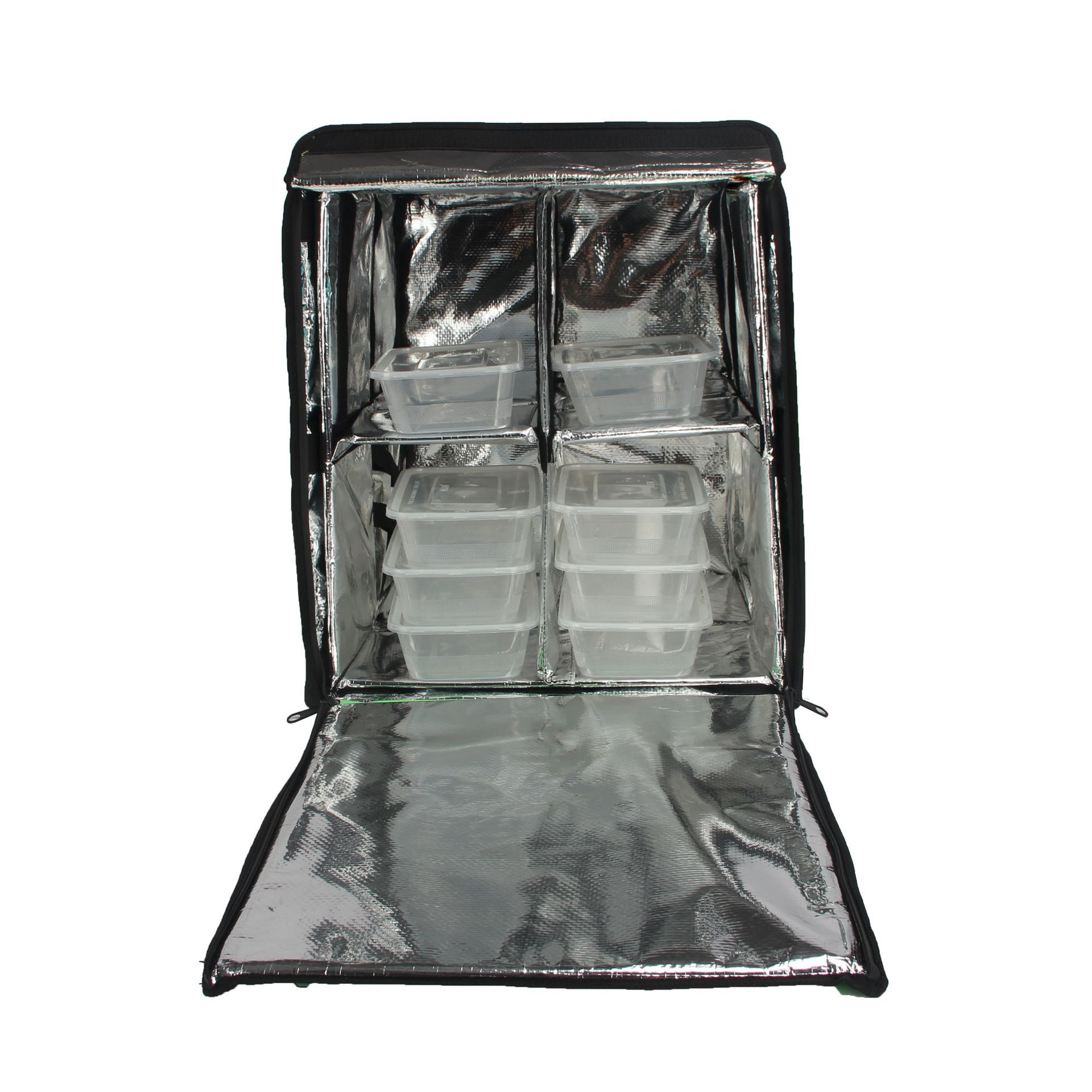 Insulated Cooler Bag Customizable Extendable Foldable Takeout Cooler With Thick Aluminum Foil Multi-layered Cooler Cooler