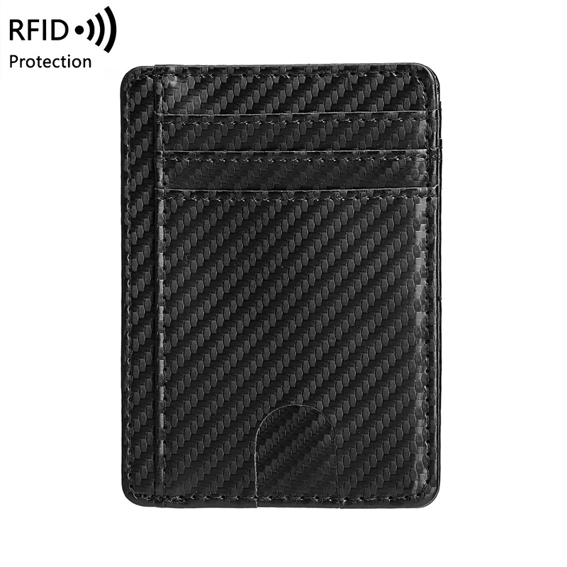 Custom Credit Card Holder RFID Blocking Slim Minimalist Leather Wallet Men Women Purse Card Holder Credit Card Bag