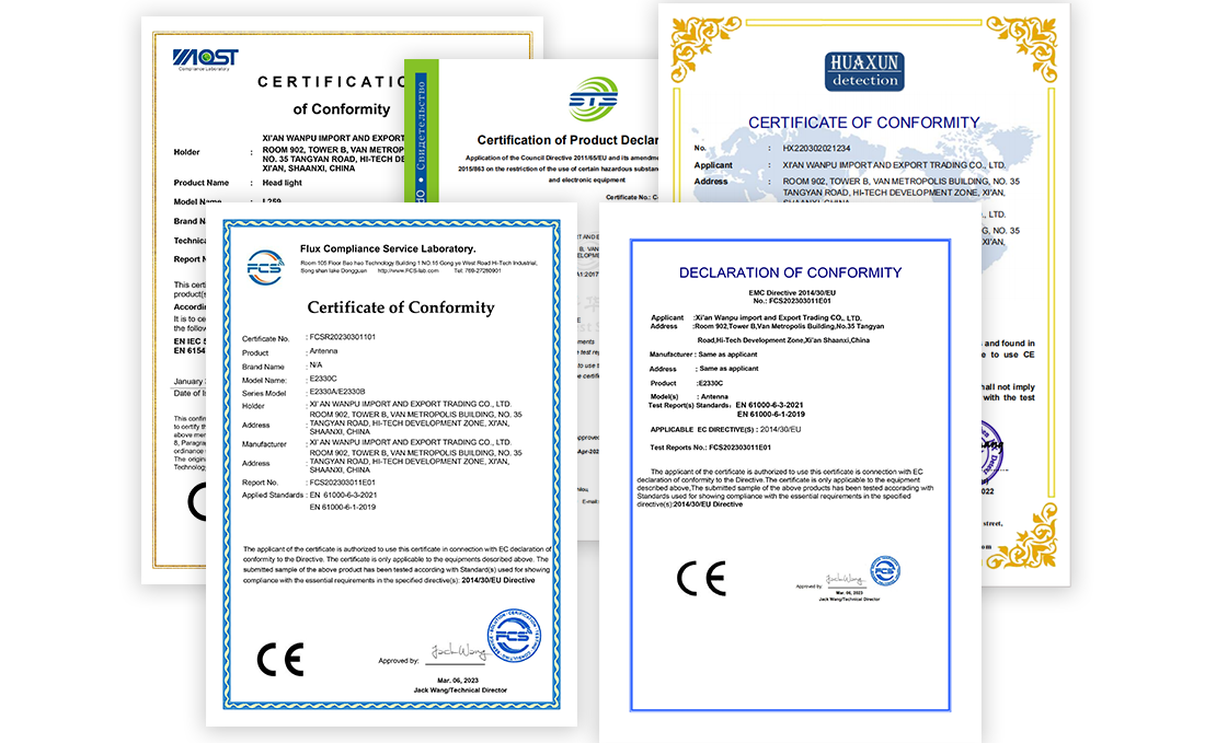 Certificates
