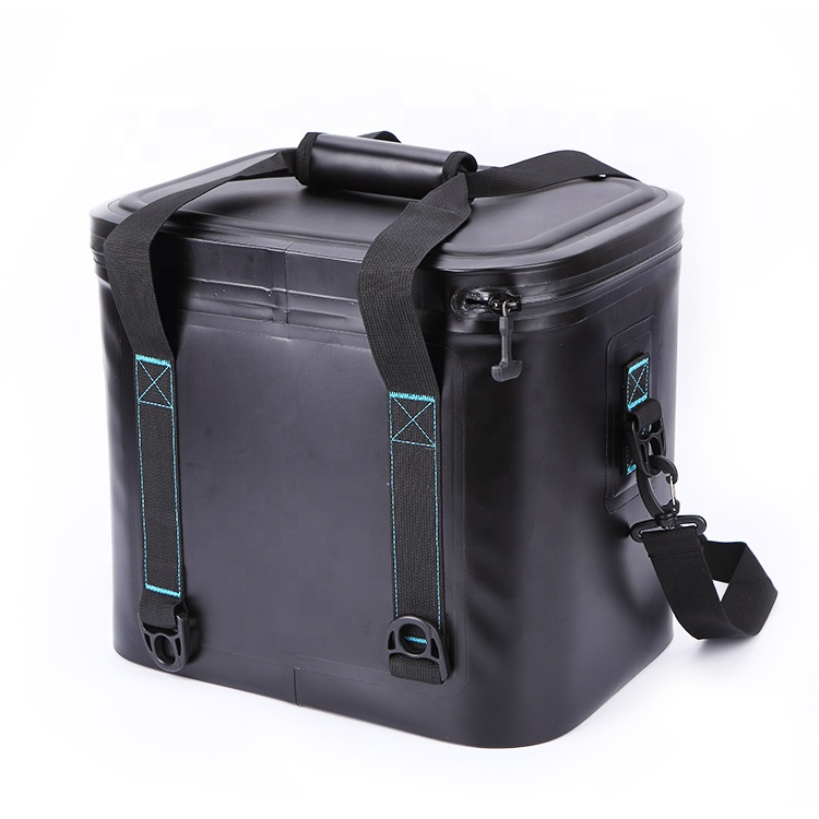 Wholesale Price Eco-Friendly 20L TPU Soft Cooler Bag Waterproof Wine Beer Cooler For Golf Beach Camping Hiking Letter Patterned